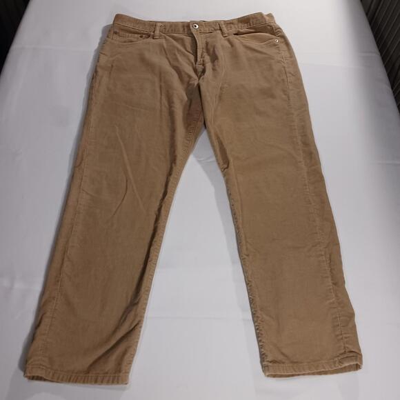 Lucky Brand 221 Original Straight Cotton Pants Men’s Size 38Wx30L Brown Corduroy - Picture 10 of 16